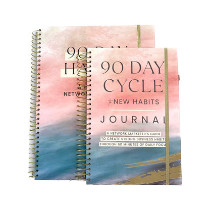 12 Month Planner & 90 Day Habits Journal Bundle