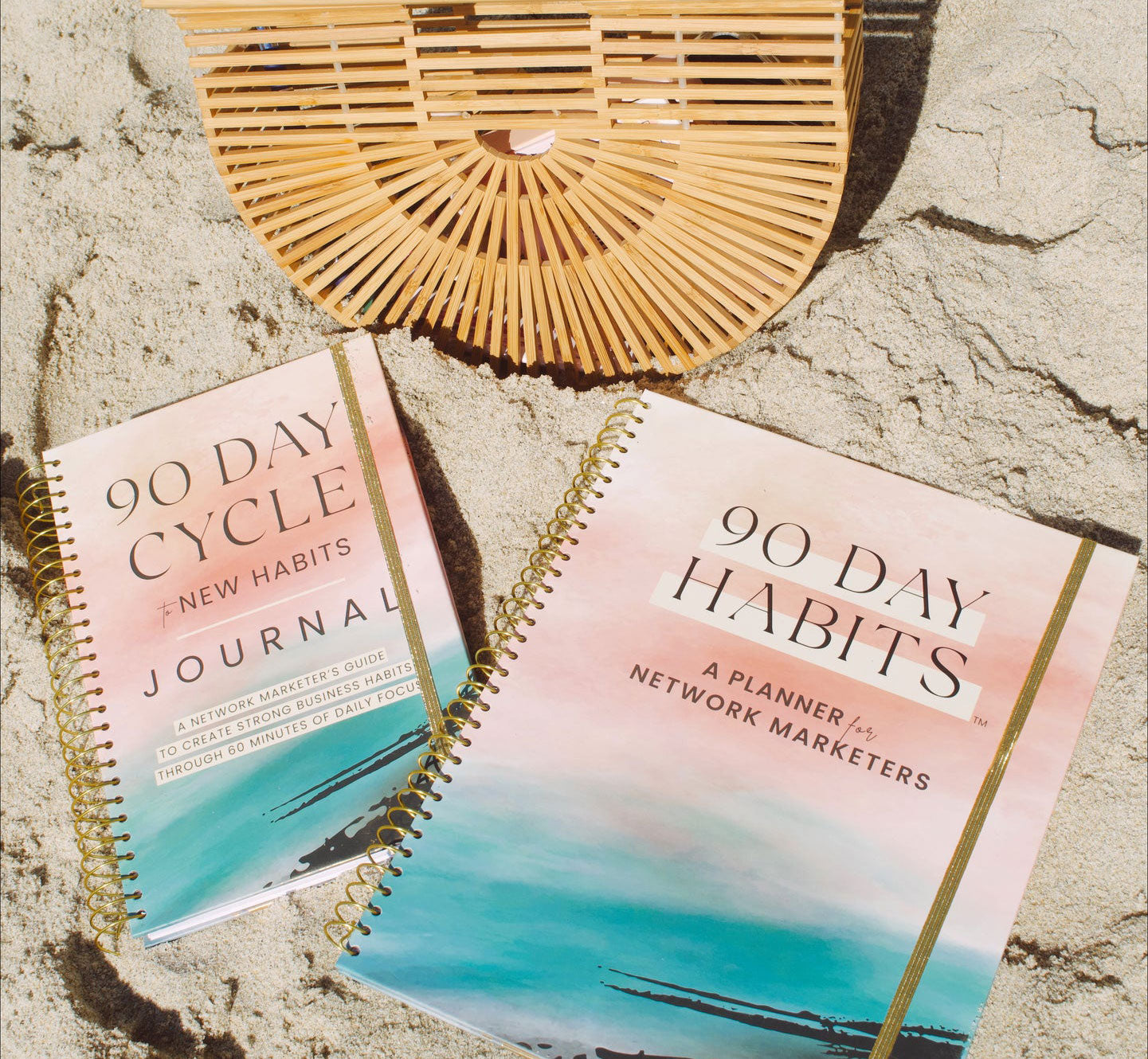 12 Month Planner & 90 Day Habits Journal Bundle
